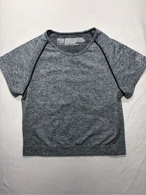 Victoria's Secret PINK Heather Gray Seamless Short Sleeve Tee
